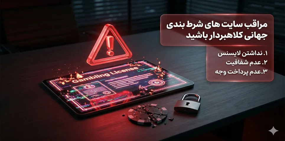 مراقب سایت های شرط بندی جهانی کلاهبردار باشید